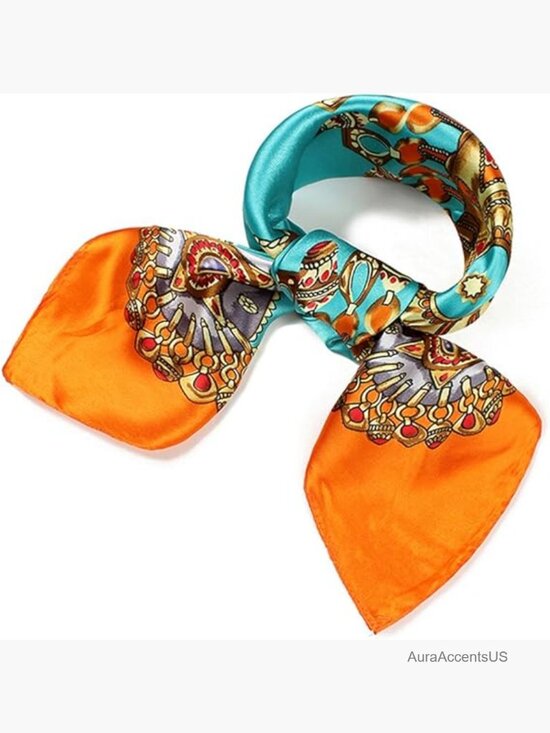 Accessories | 236 Square Satin Silk Feeling Scarf Head Wrap Kerchief ...